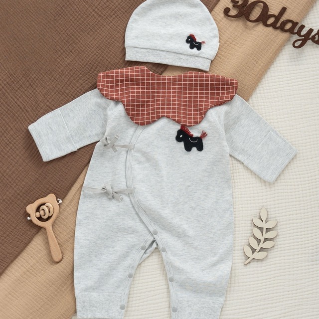 【春作】馬柄 オールインワン