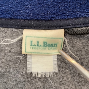 【L.L.Bean】70s 80s ハーフジップ フリースジャケット ビンテージ XL相当 アメリカ古着