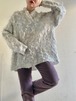 1980s Vintage Mohair Design Knit Top