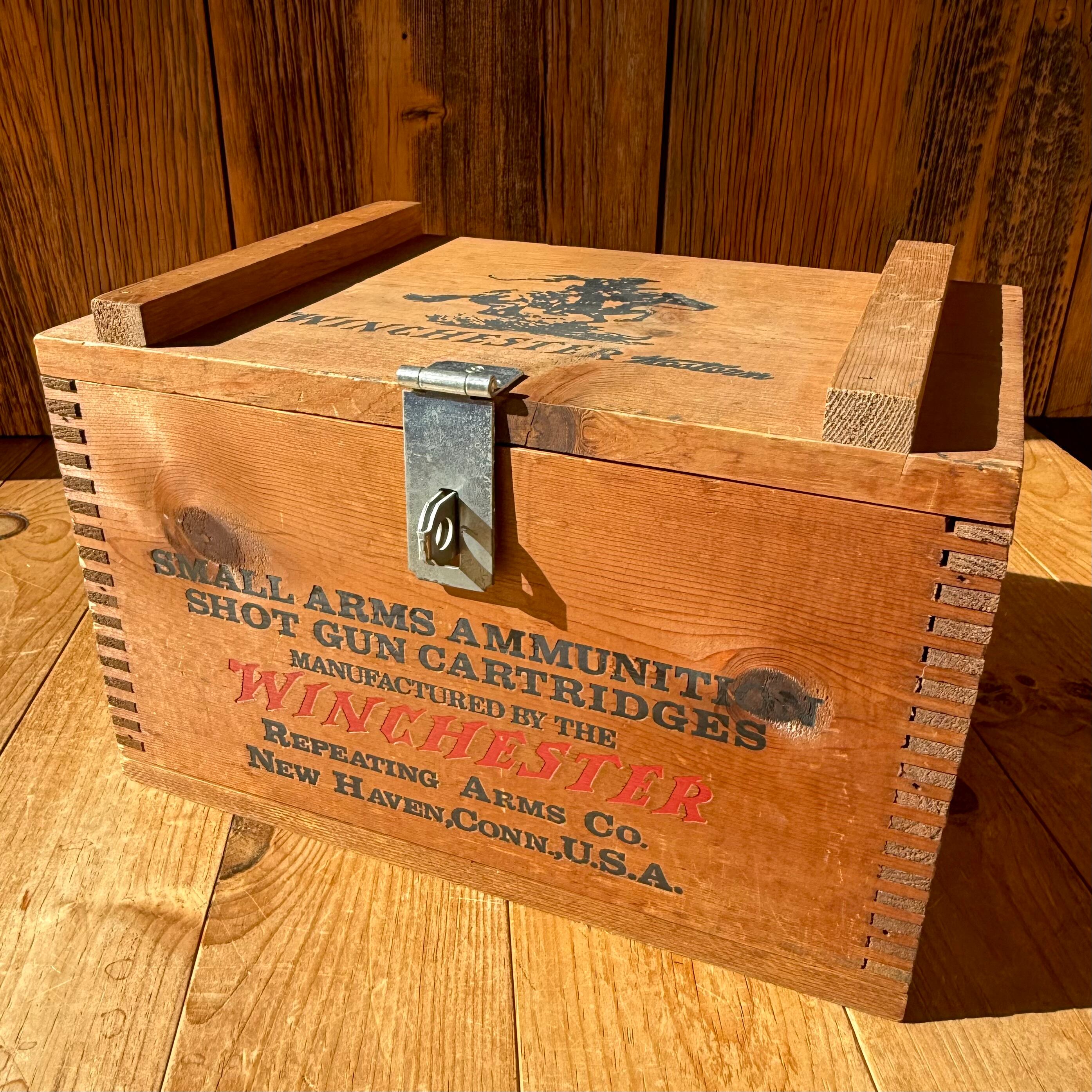 Vintage Cheese Wood Box（ Large Size ）“BLUE LABEL” 木箱