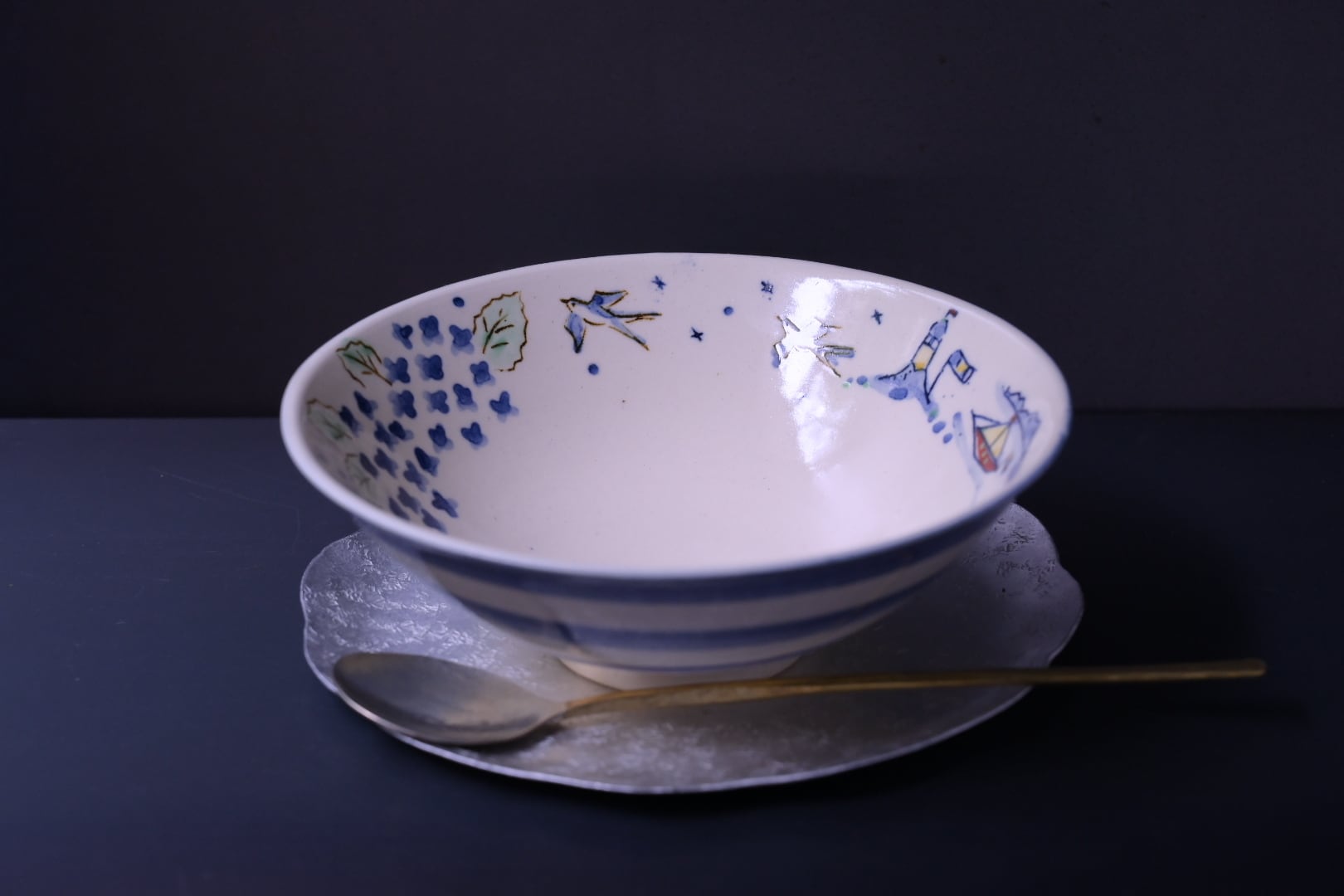 矢島操 イロエ絵がわり浅鉢 | 鎌倉倶楽部 茶寮