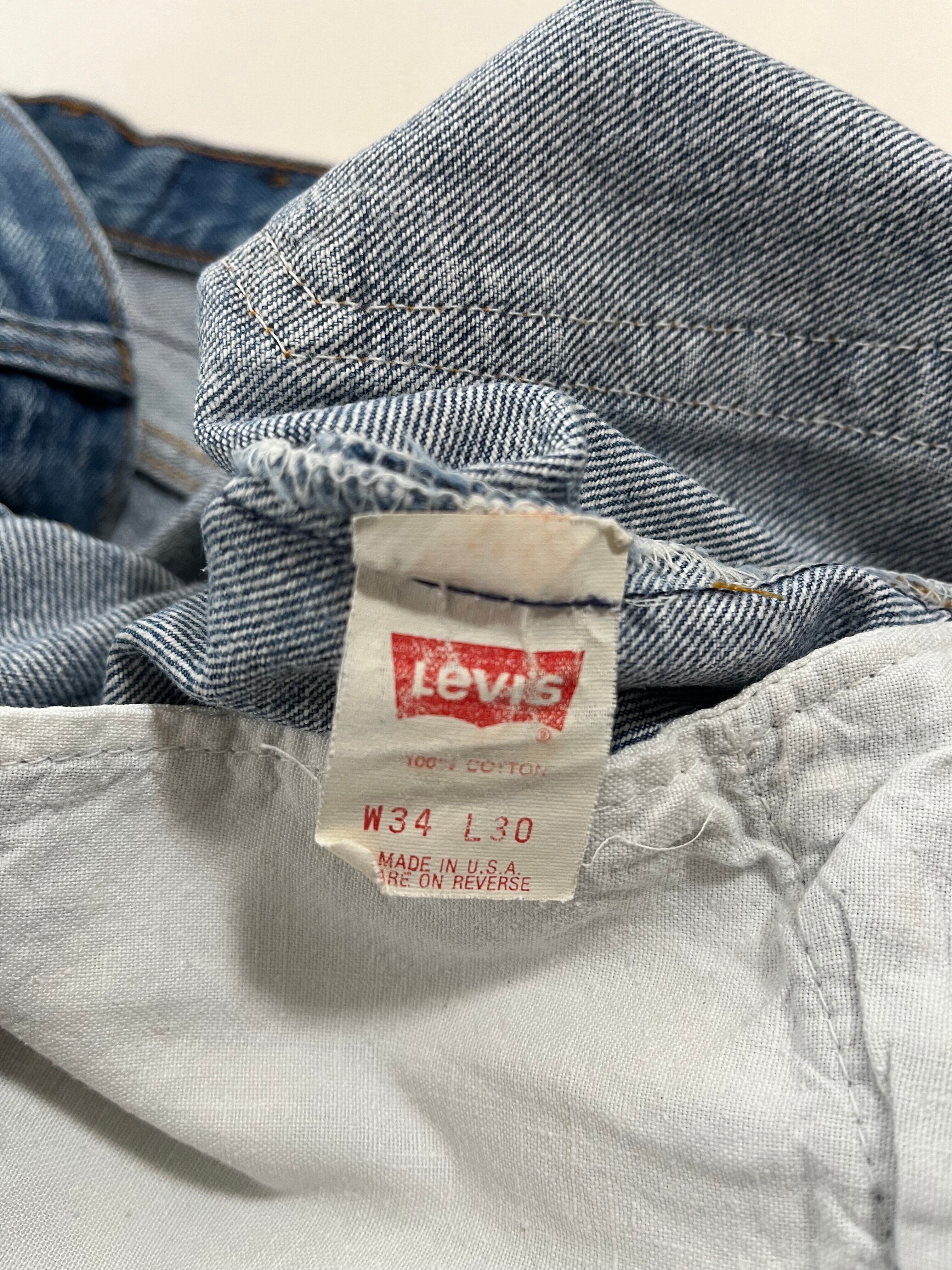 LEVI'S リーバイス 501 USA製 SIZE表記W34/L30 VINTAGEデニムパンツ