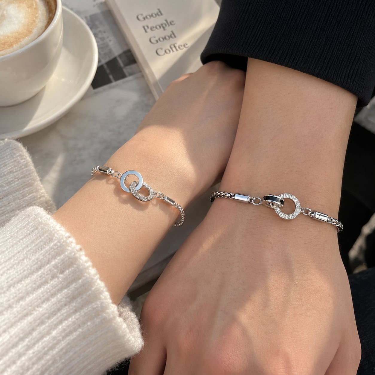 ペア】Heartlink Matching Bracelet | Ange.