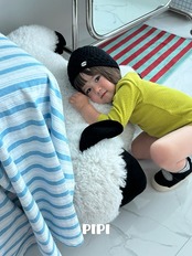 韓国子供服 / 26Autumn / 〖取寄〗pipi / プラケットロンパース / ベビー服 / 赤ちゃん服 *XXS~XS*