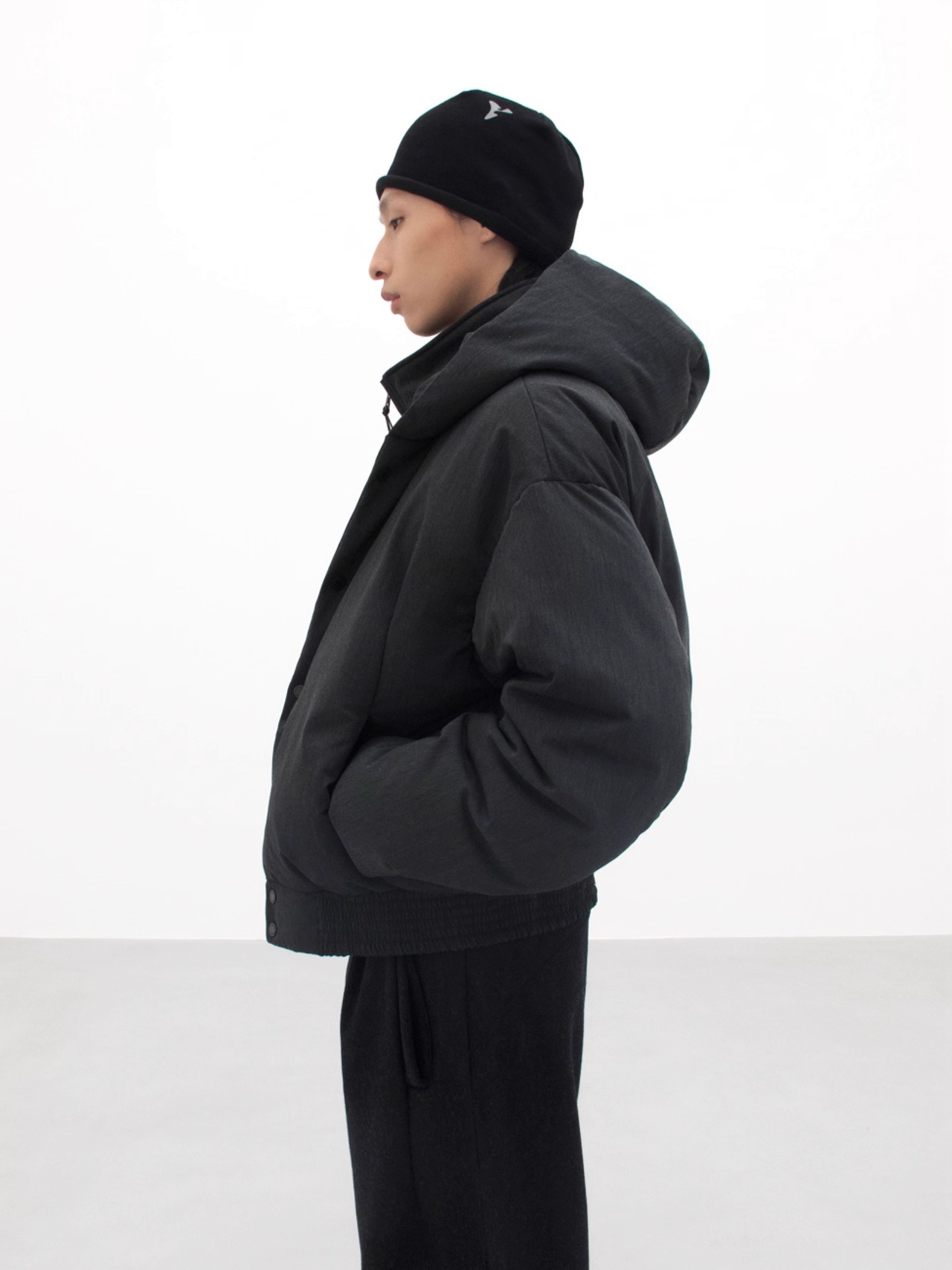Yausye Padded Drop Shoulder Jacket