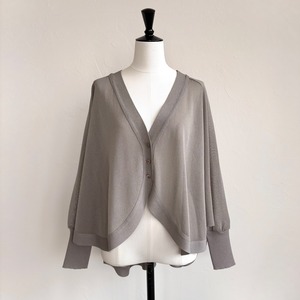 SYSORUS × akko3839 バックドレープドルマンカーディガン 821246