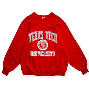 90s "GEAR” TEXAS TECK College logo sweat/ "ギア” テキサス工科大学 カレッジロゴ スウェット