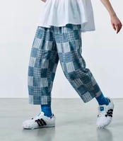 imakokoni　オリジナルデザインブルーチェックパンツ　265512