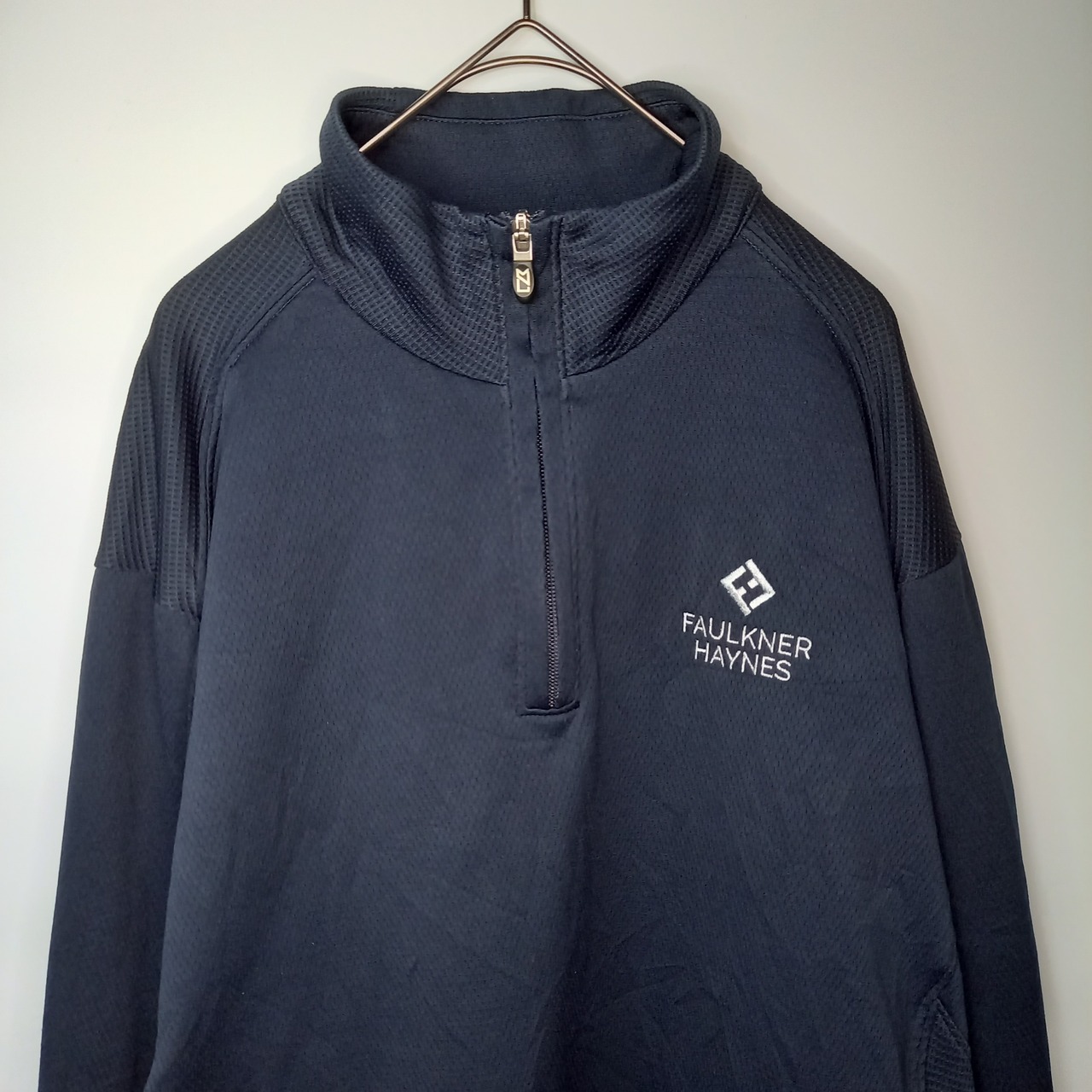 CUTTER&BUCK　ハーフジップ　スウェット　　トレーナー　企業ロゴ　L