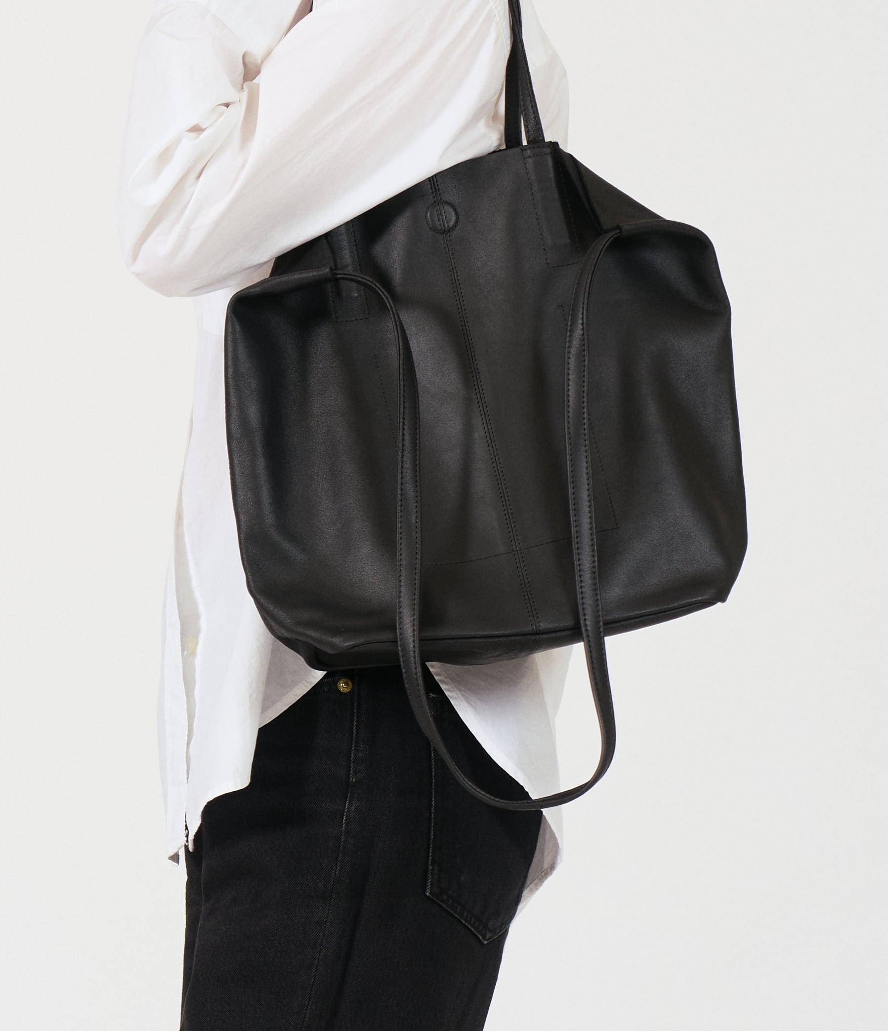 3WAY MEDIUM TOTE（M size）BLACK | Morphee（モルフェ）