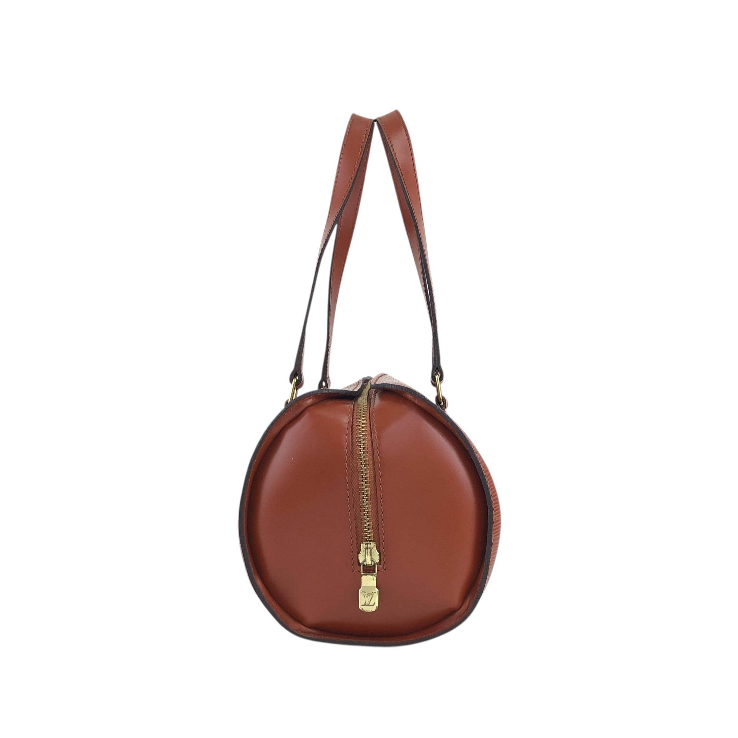 LOUIS VUITTON ルイヴィトン エピ ハンドバッグ ブラウン レザー