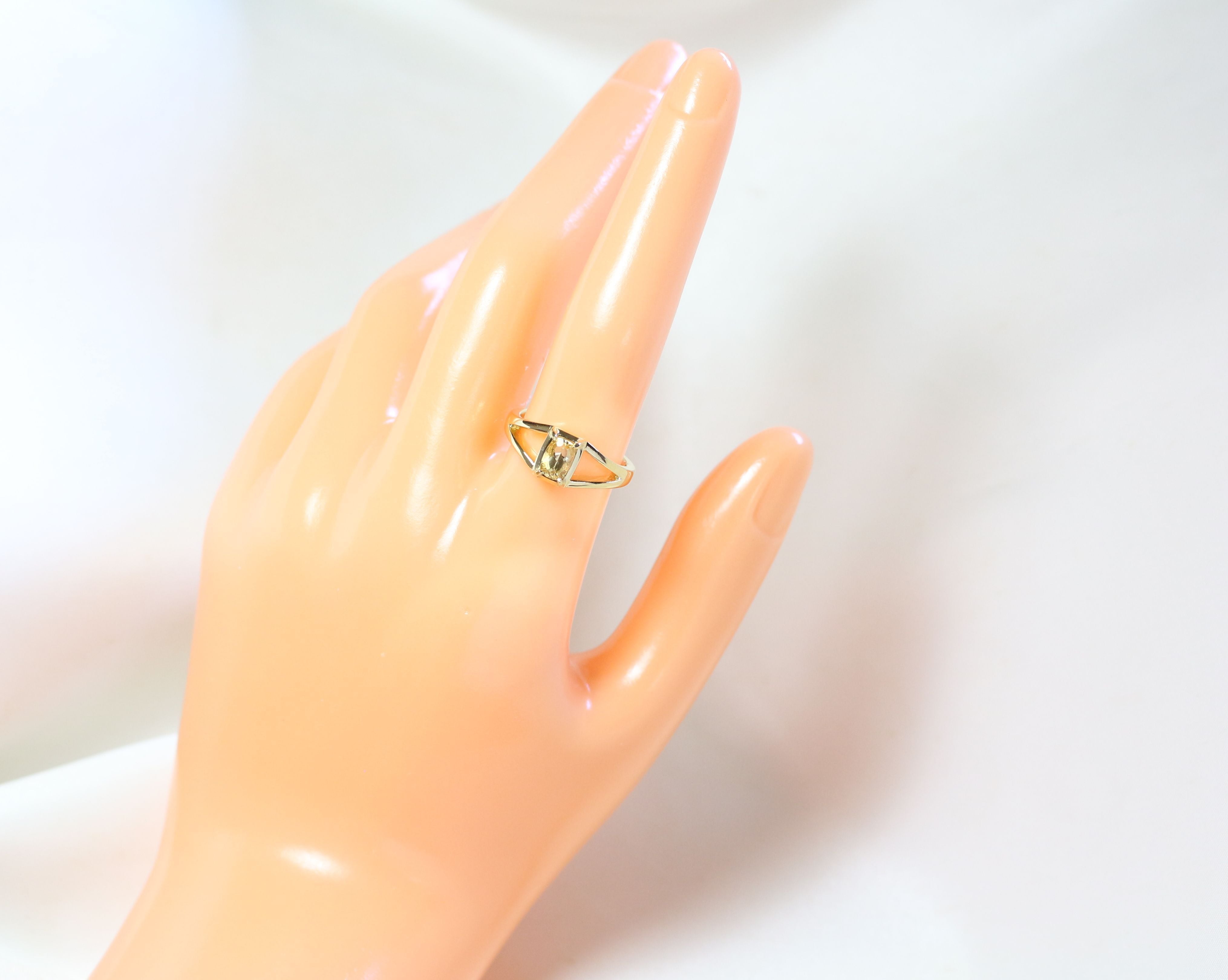 K18YG インペリアルトパーズリング 0.71ct | Atelier Ozaki