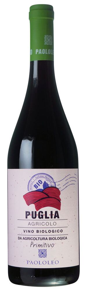アグリコーロ プリミティーヴォ ビオロジコ　22	カンティーネ パオロレオ　Agricolo Primitivo Biologico　22　Cantine Paololeo
