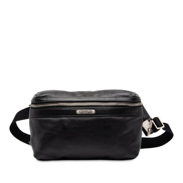 サンローラン シティ ウエストバッグ ボディバッグ 505973 ブラック レザー レディース SAINT LAURENT 中古