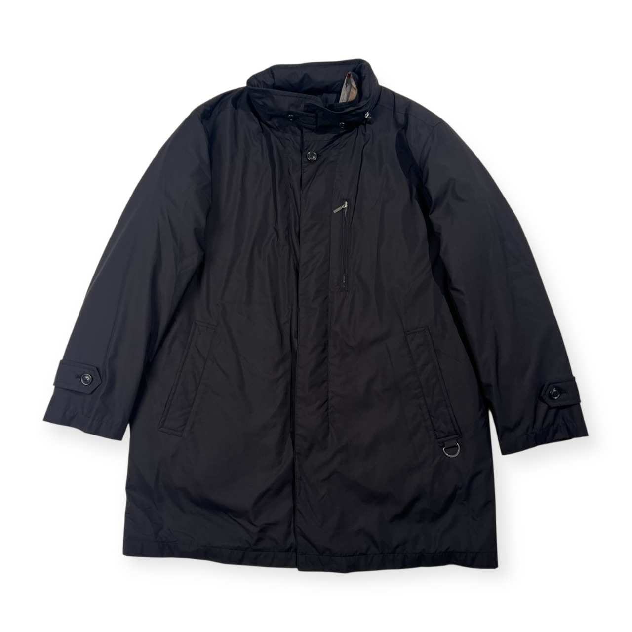 BURBERRY LONDON バーバリー ダウンライナー付き  ジャケット コート S/ブラック メンズ　