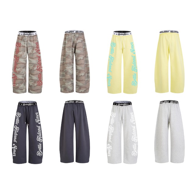 double-waist logo pants　ダブルウエストロゴパンツ　J2095