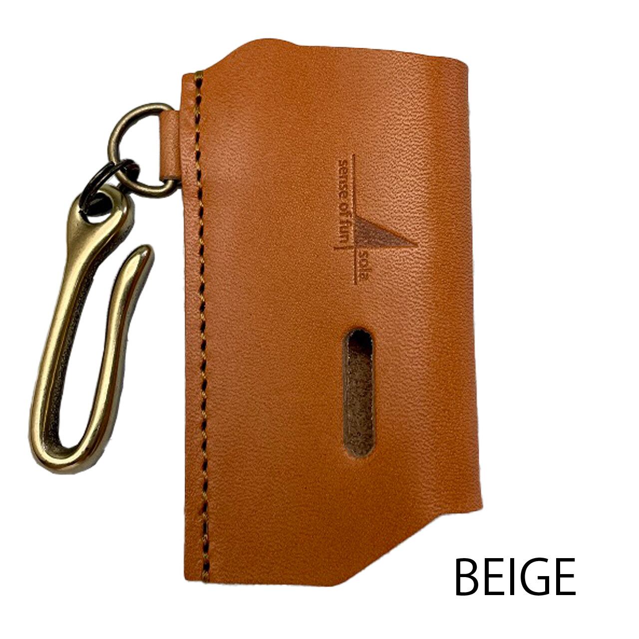 SOTO ST-487用 スライドトーチカバー（真鍮フック付） 栃木レザー 日本