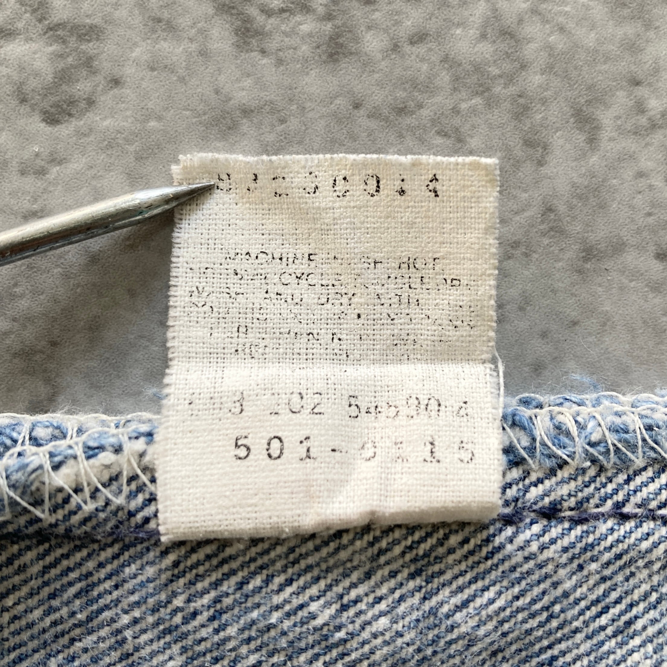 W34 L34】90's US.Levis 501 リーバイス サンベニート工場(553) ボタン