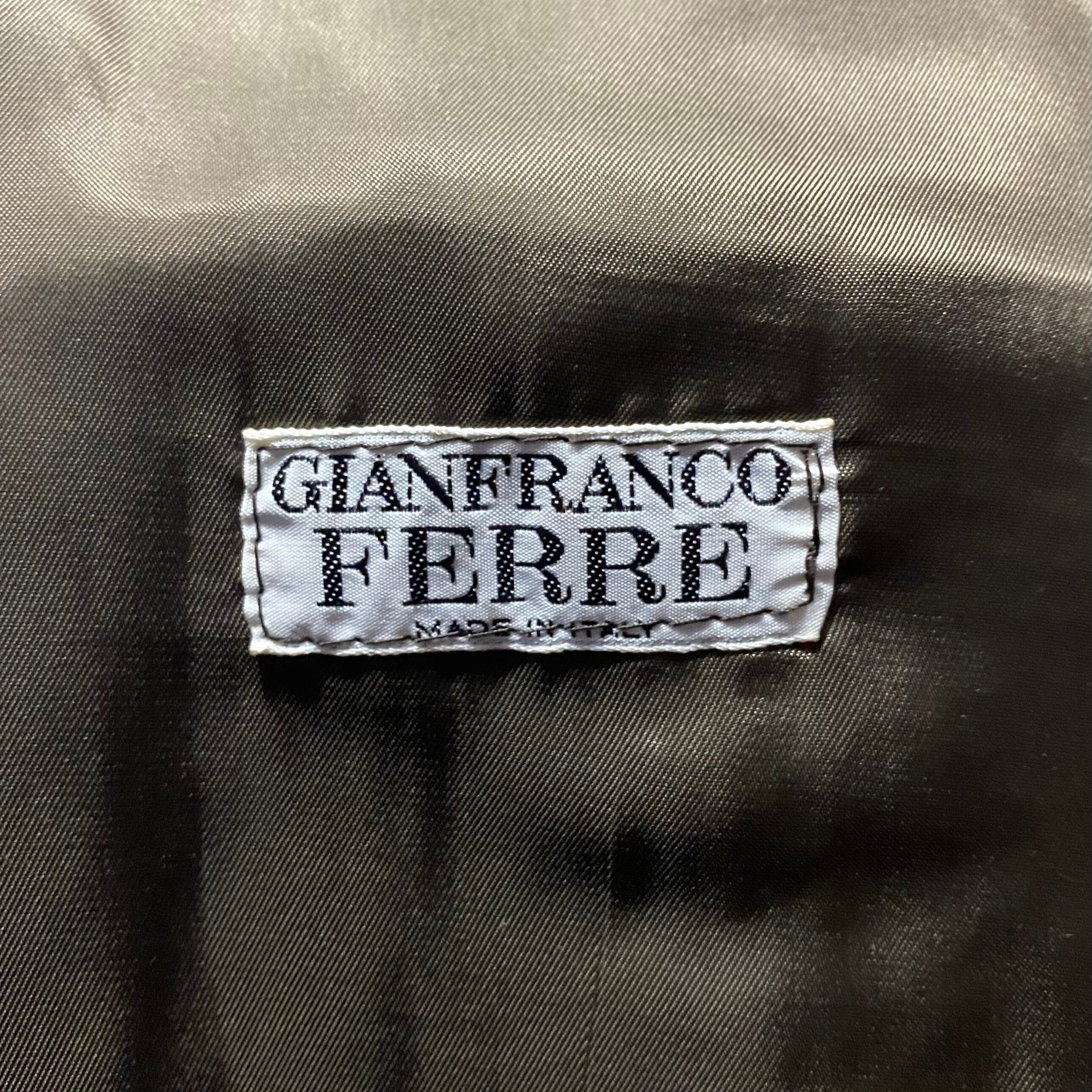 GIANFRANCO FERRE leather switching quilting short jacket GIANFRANCO FERRE leather switching quilting short jacket
