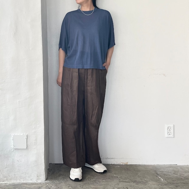 Houttuynia cordata　ハーフスリーブニットTEE
