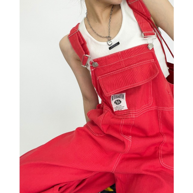 red-stitch overalls　レッドステッチオーバーオール　J2059