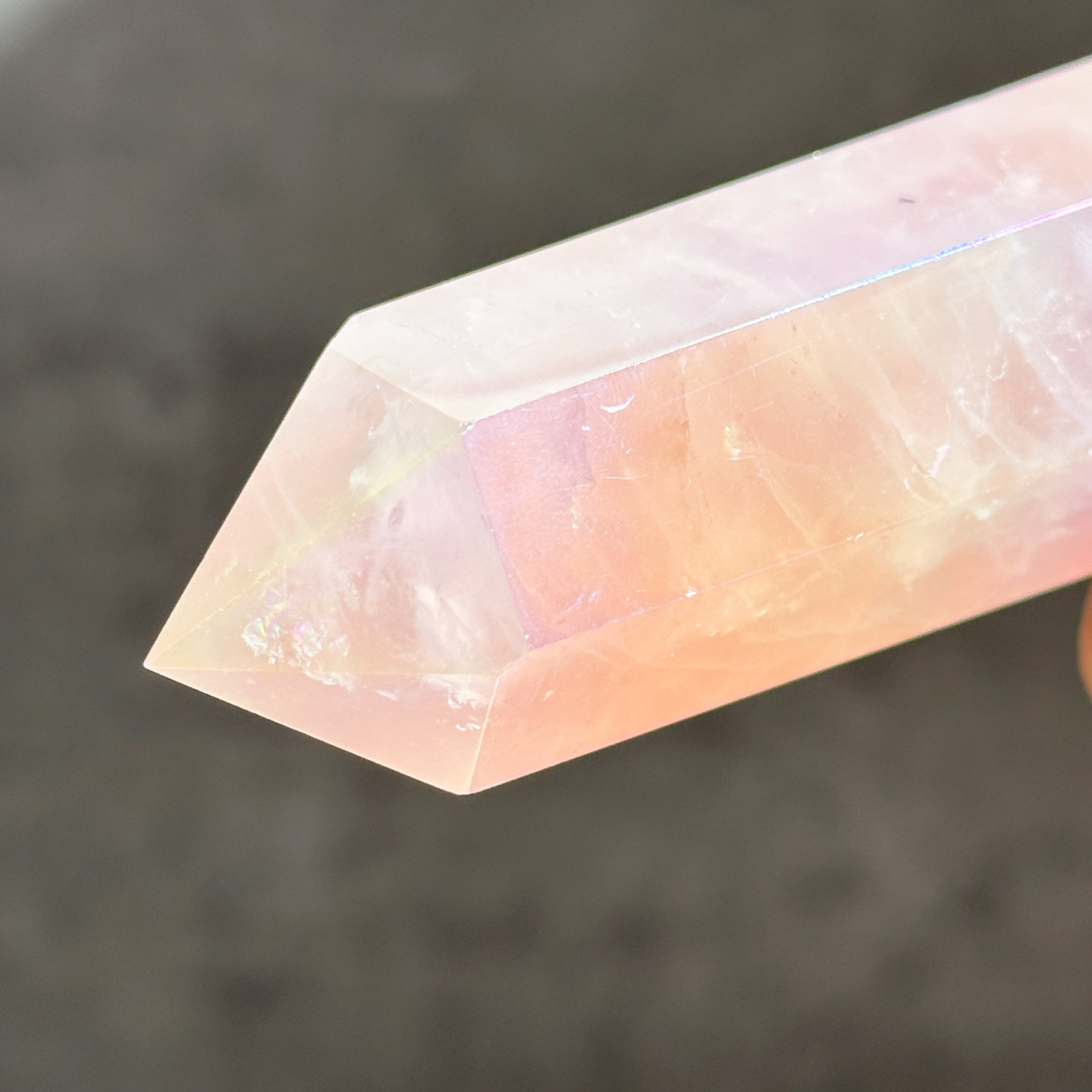 エンジェルオーラローズクォーツ タワー43✧ Angel Aura Rose Quartz