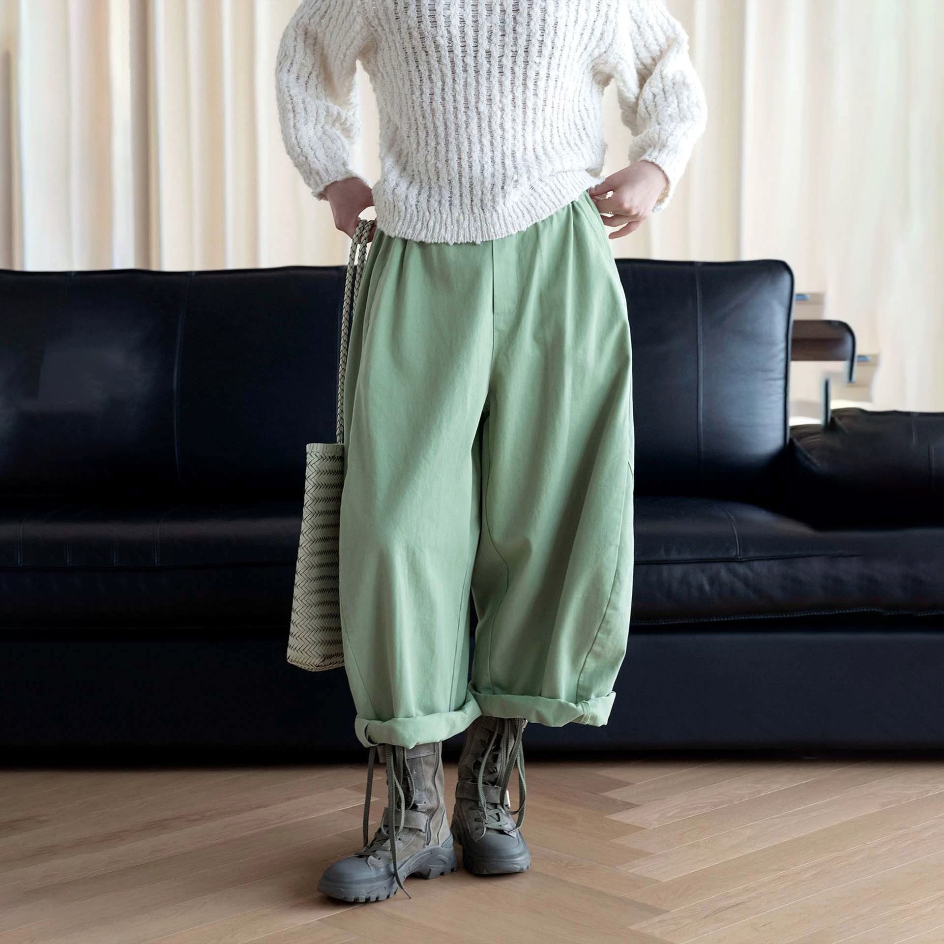 balloon wide pants 14846