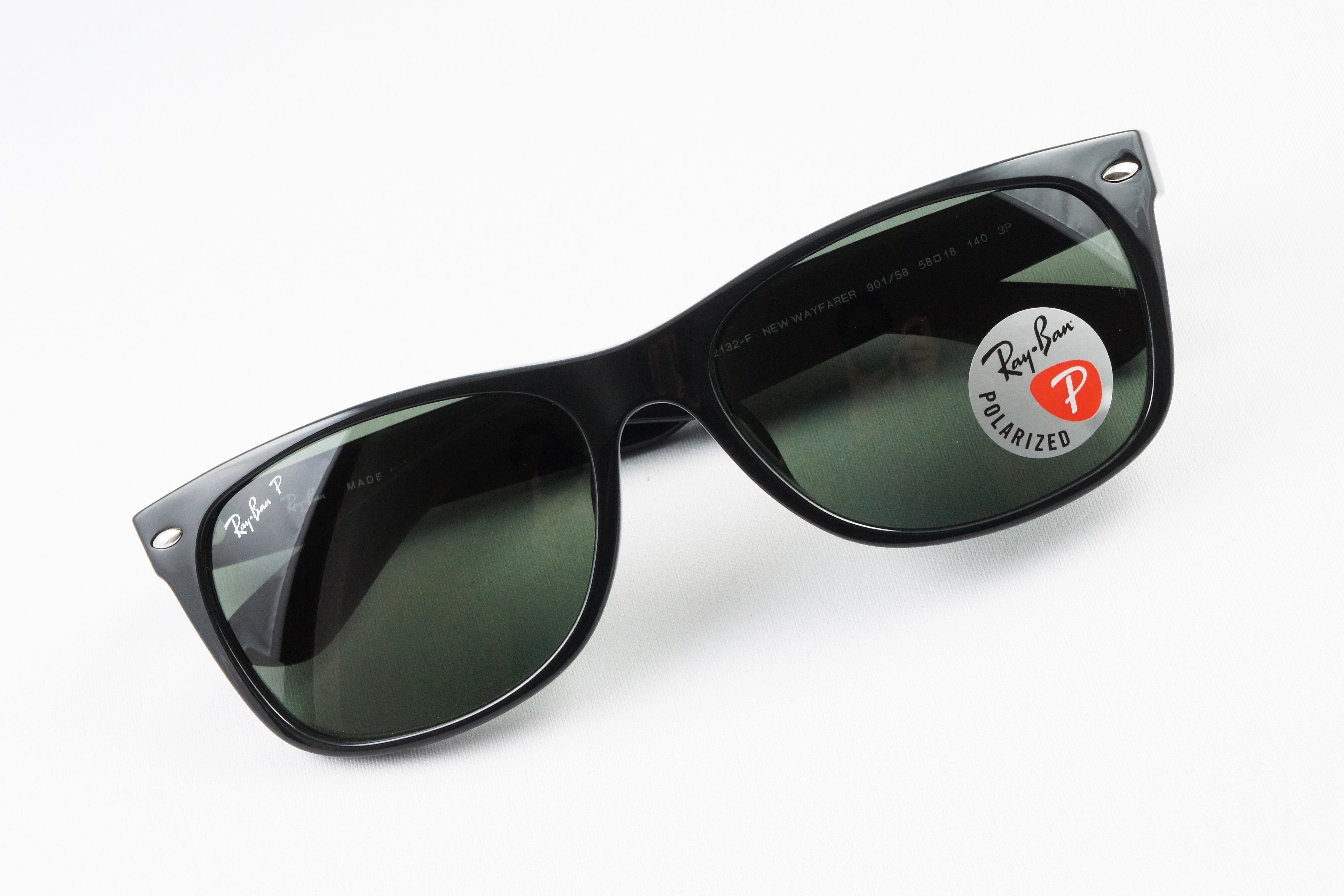 長渕剛着用Ray-Ban サングラス MAIDINITALYニュウェイファーラ 長渕剛さん着用】Ray-Ban 偏光 サングラス NEW WAYFARER RB2132-F 901