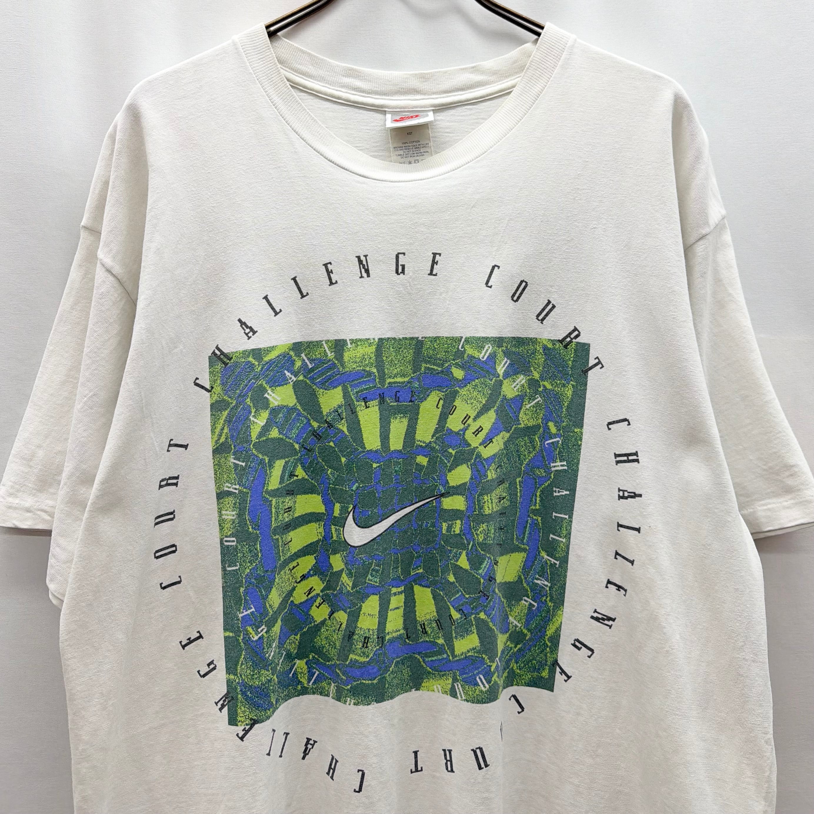 NIKE】90's NIKE “CHALLENGE COURT” Tシャツ 銀タグ USA製 ナイキ | no