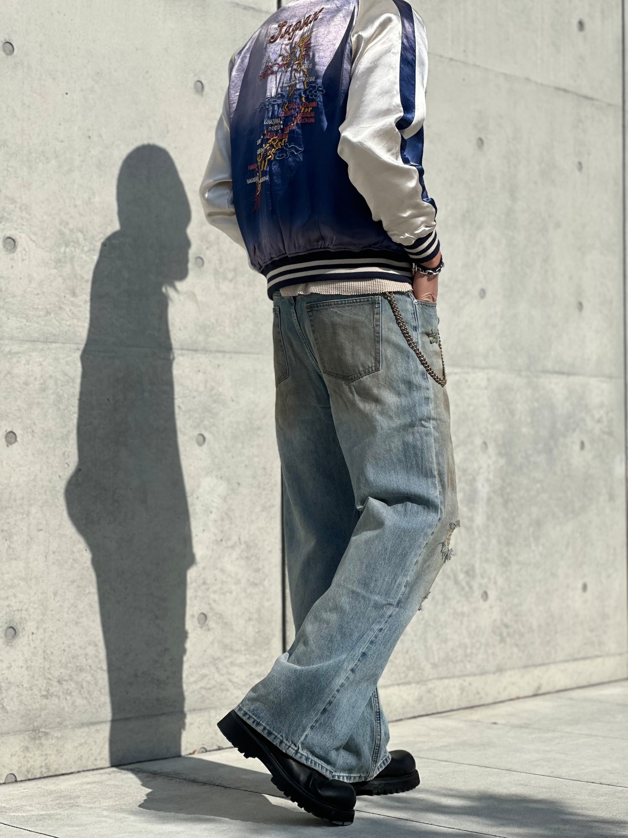 Vintage Grunge Straight Denim