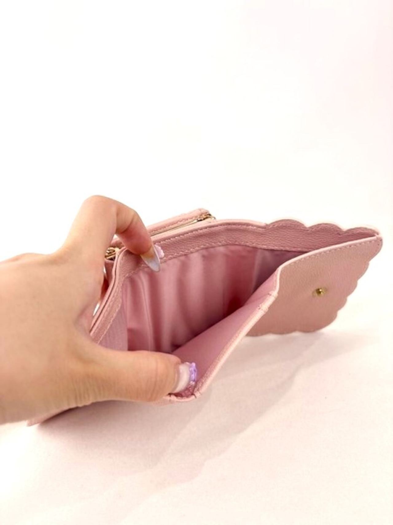 Lovely Lovely ビスケット型 折財布  Sweet Magic Biscuit がま口折財布  LL-1038の画像07