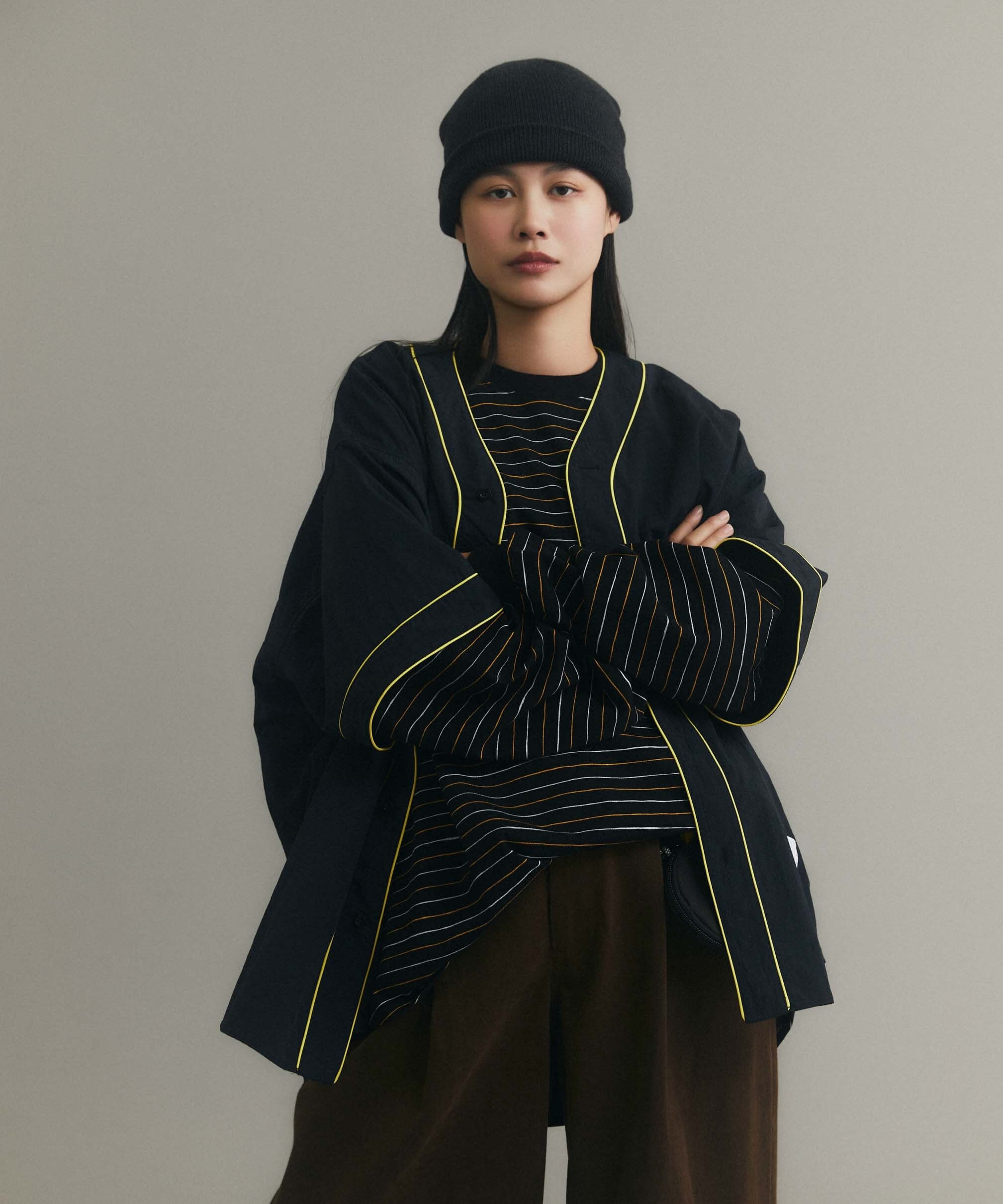 黒 M YES GOOD MARKET eYe_C ロングスリーブ Tシャツ OFFICIAL GOODS