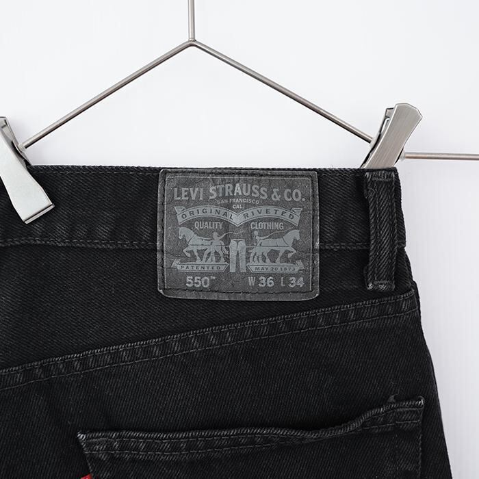 リーバイス550 Levis W36 ブラックデニム 黒 バギーパンツ 9412 | fuufu 