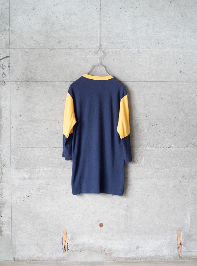 "Track & Court" 1980s Bicolor quarter sleeve tee