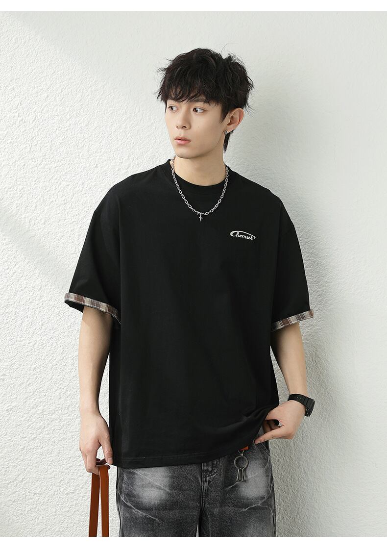 メンズ ファッション 半袖 Tシャツ カジュアル 2025春夏新作 快適な着