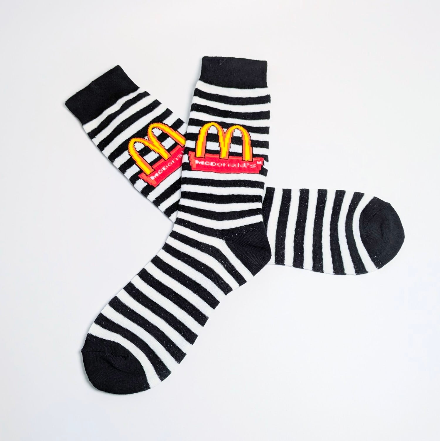 【 McDonald's / マクドナルド 】 crew socks / クルーソックス / 3COLOR〚アメリカン雑貨 アメトイ〛