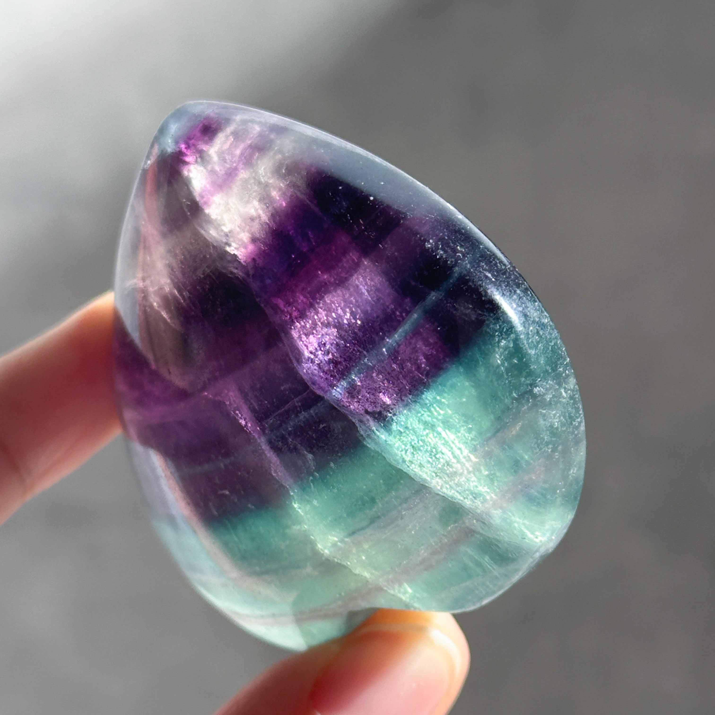 レインボーフローライト ハート31◇ Rainbow Fluorite ◇天然石・鉱物