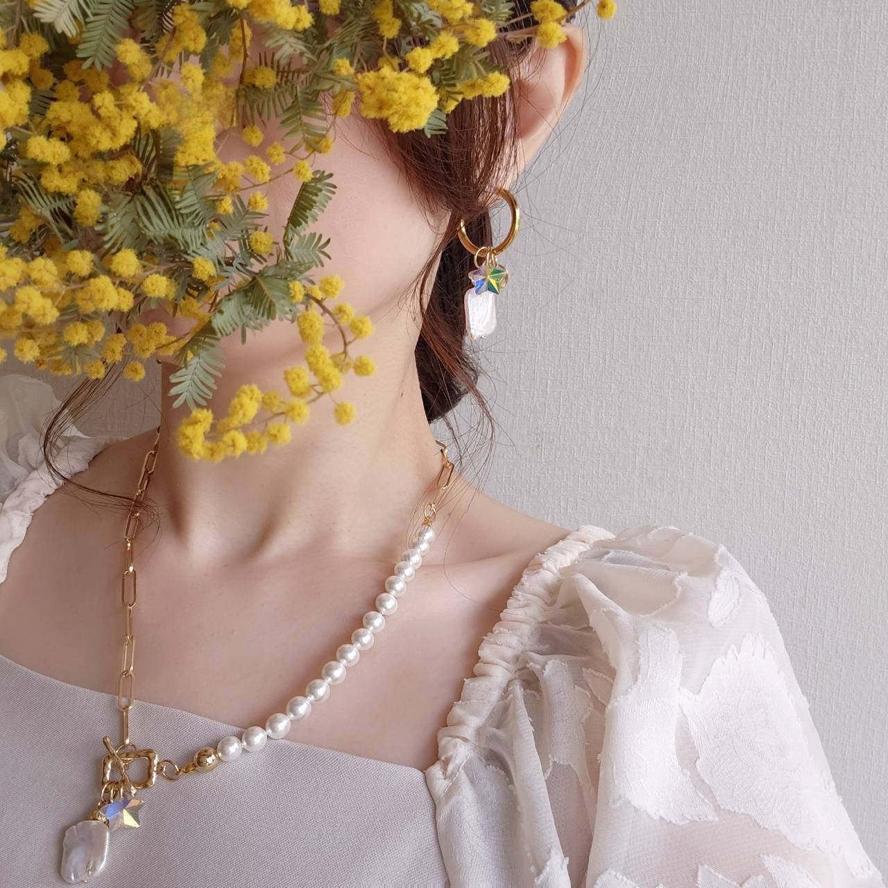 ⭐️STARシリーズ⭐️淡水パールのピアス | 【DAZZ accessory】パール