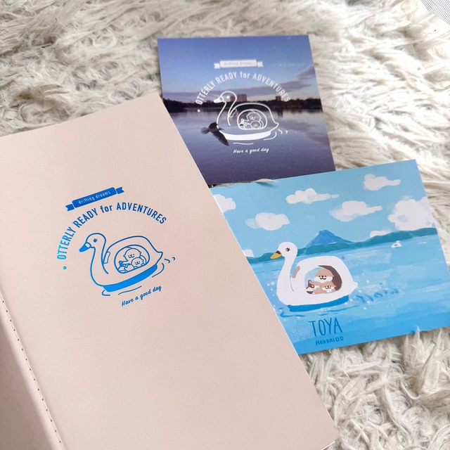 カワウソと白鳥号フリーノート旅行手帳