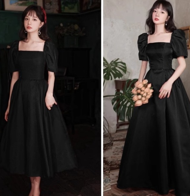 【送料無料】 ワンピース ワンピドレス 肩出し スクエアネック ロングスカート セミロングスカート 2種類 フレア Aライン ハイウエスト フォーマル きれいめ 大人可愛い シンプル おしゃれ シック フェエミニン ガーリー ゆったり 体型カバー 着痩せ 韓国系 オルチャン 人気 トレンド 新作 春 夏 秋 20代 30代 40代 結婚式 イベント インスタ映え 70298