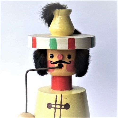 大きなメキシカン 31cm パイプ人形　スモーカー人形　煙出し人形