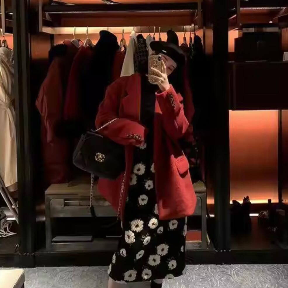 poco poco flower midi skirt