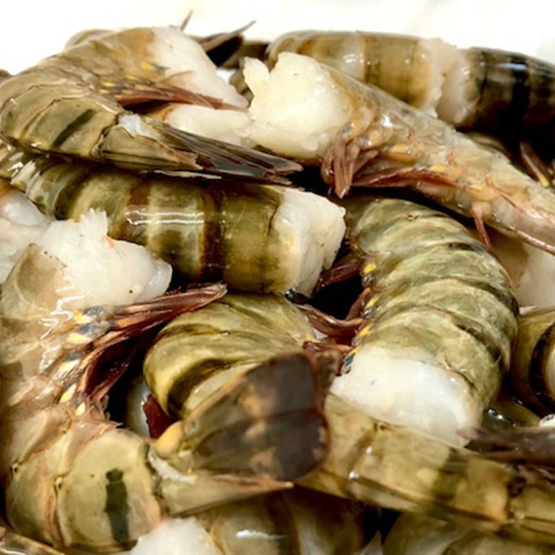 【無頭海老】ブラックタイガー13/15 1.8kg×3箱 (1箱52～60尾入り)インド洋産 ※賞味期限1年以上 : 無頭海老 13⁄15 特大サイズ ブラックタイガー 業務用 4