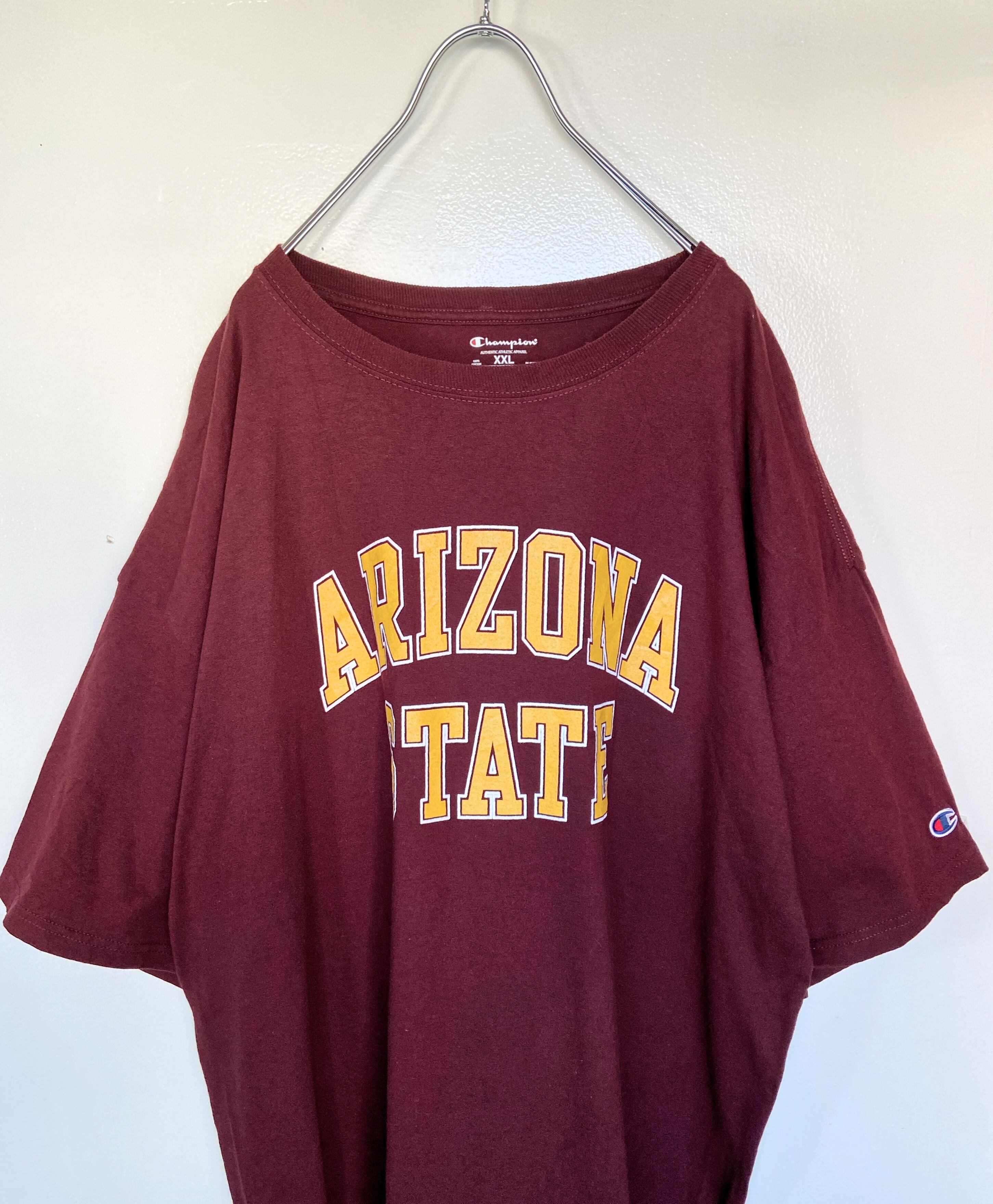 古着 champion/チャンピオン Tシャツ デカロゴ Tee オーバーサイズ