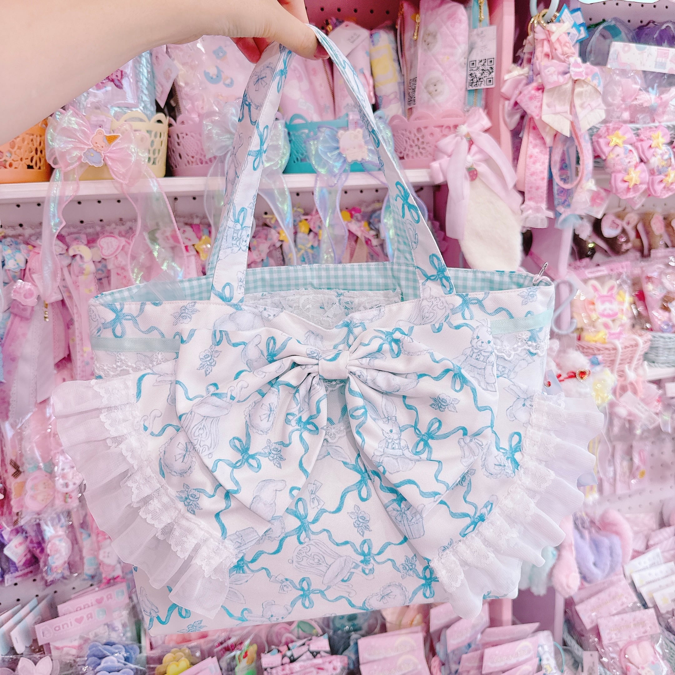 【C7】41-14大きなおリボンバッグ(B品)