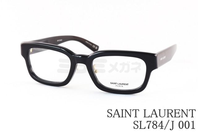 SAINT LAURENT メガネ SL784/J 001 スクエア メンズ レディース サンローラン ITALY イタリア製 正規品