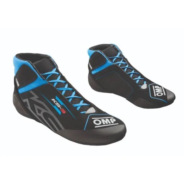 KC0-0840-AK1#275 KS-3 KART SHOES my2026 KIDS BLACK / CYAN