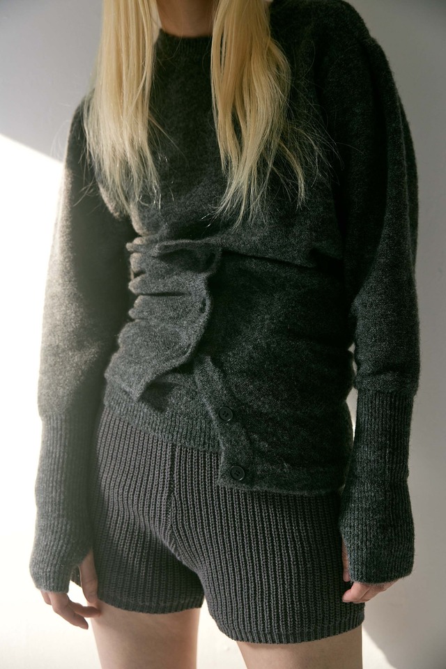 Multiway belly band top CHARCOAL