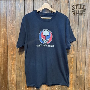 2000's～ GRATEFUL DEAD BLACK PRINT T-SHIRT  /  00年代 グレイトフル・デッド ブラック プリントT 【着画有り】