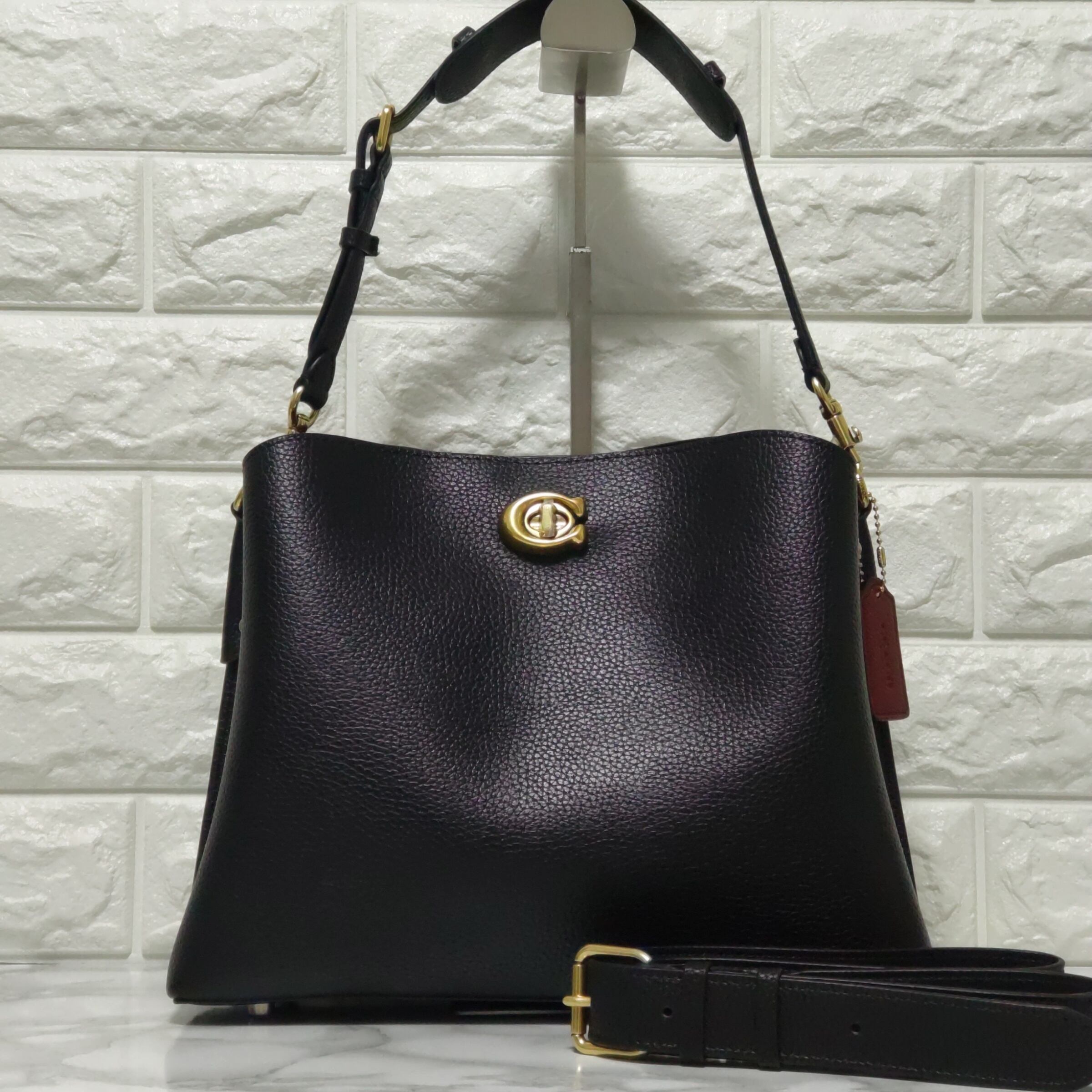 コーチ coach COACH ウィロウ ブラック 黒 ショルダー バッグ 公式